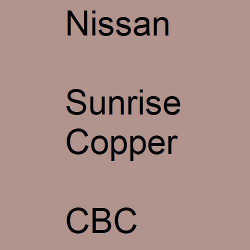 Nissan, Sunrise Copper, CBC.